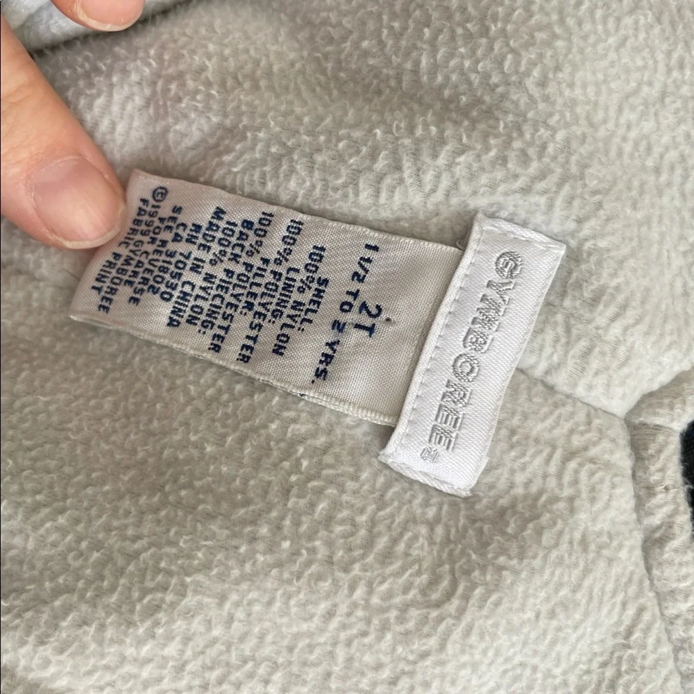 Gymboree fleece lined snow bibs